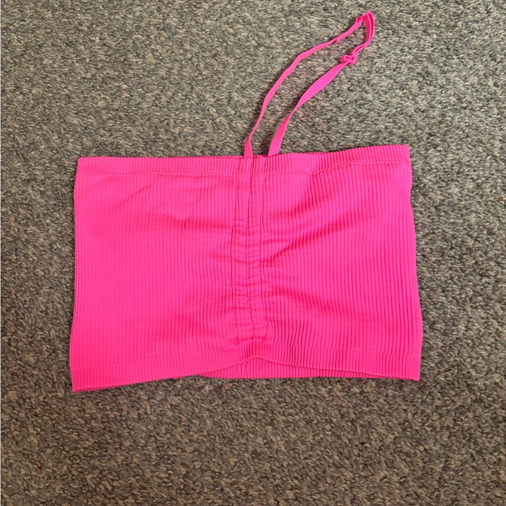 Aerie Hot Pink Ribbed Top